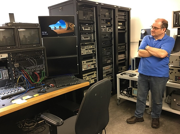 The digitisation facilities at the NLS Moving Image Archive.