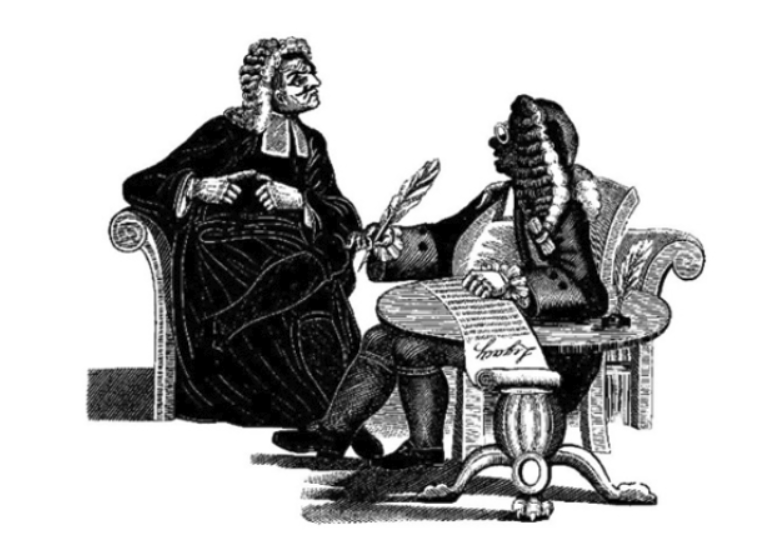 Eighteenth century woodcut