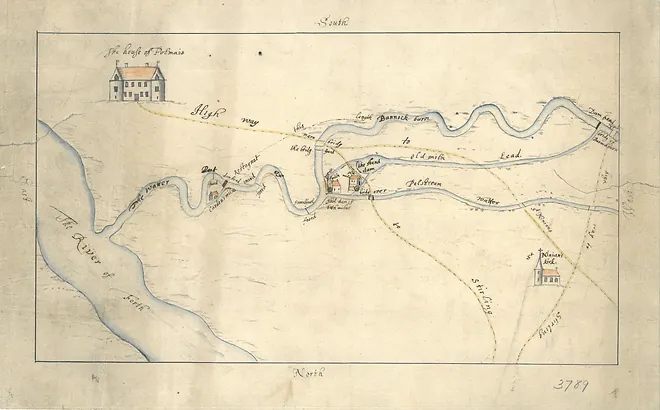 Plan from the Murray of Polmaise collection